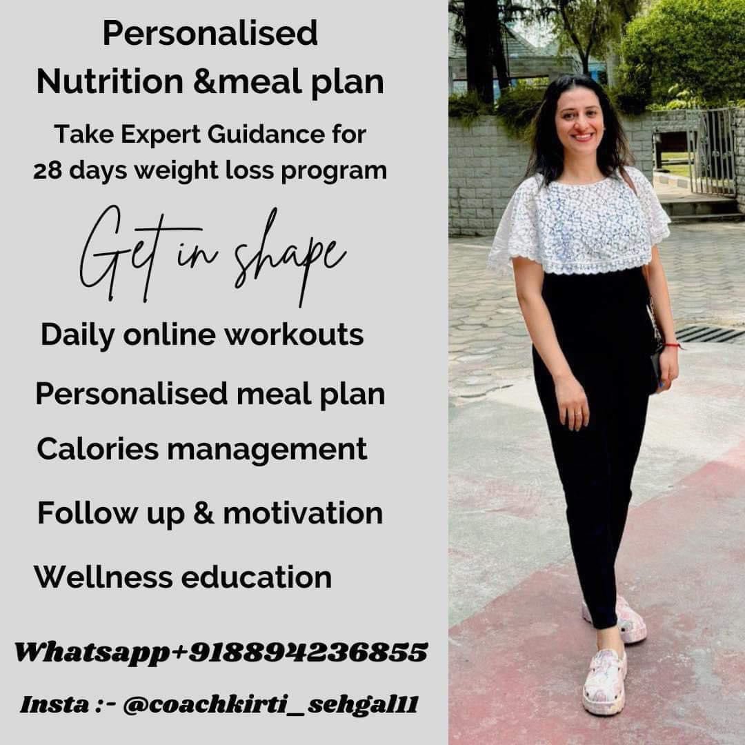 Personalised Nutrition Plan