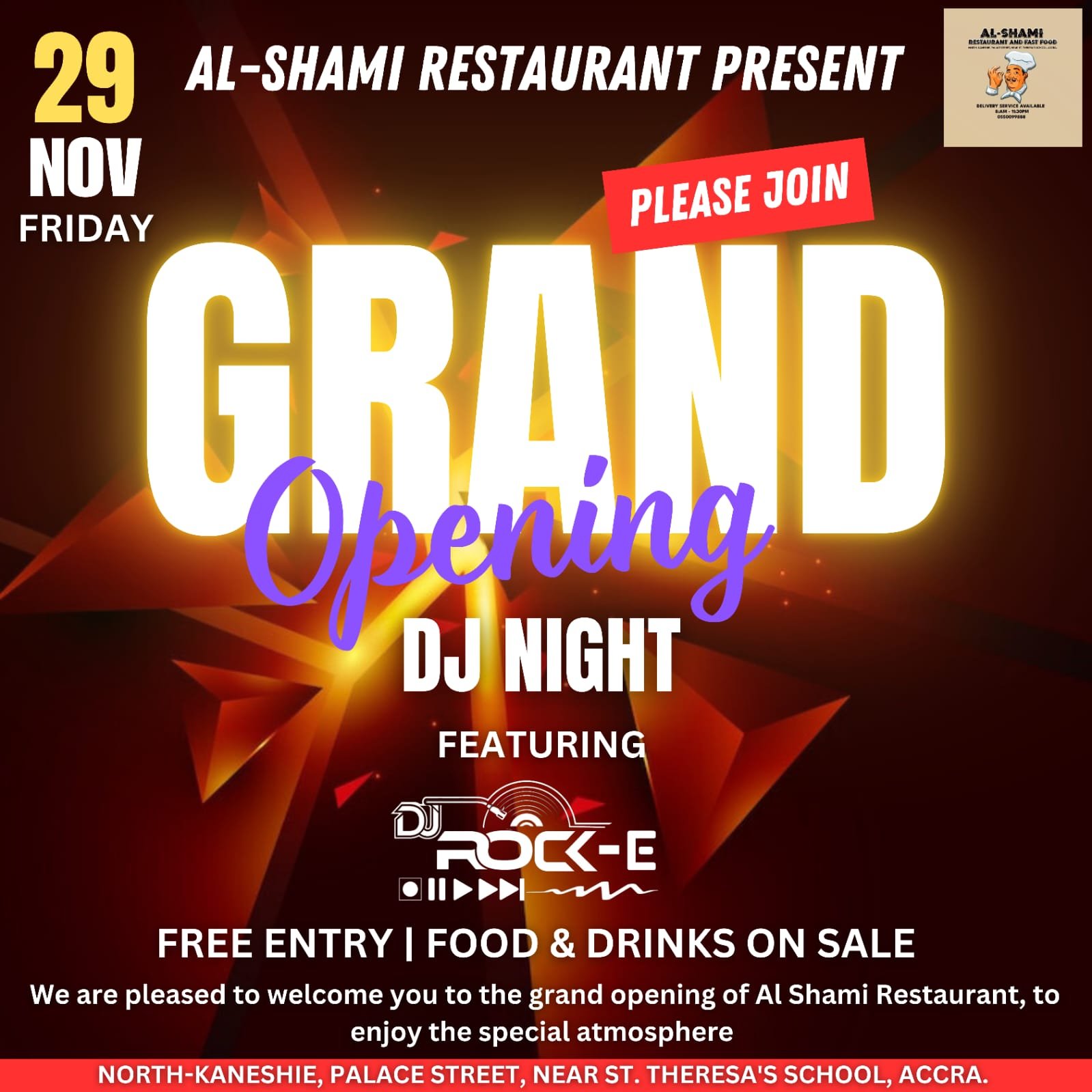 Al Shami Restaurant Opening