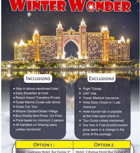 Winter Wonder Dubai Travel Package