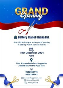 Battery Planet _Kumasi Branch Opening