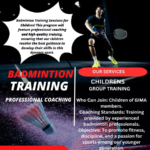 GIMA Badminton Training