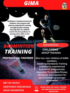 GIMA Badminton Training