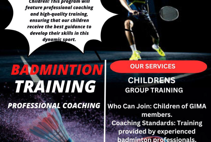 GIMA Badminton Training