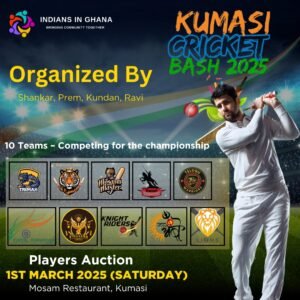 Kumasi Cricket Bash League 2025