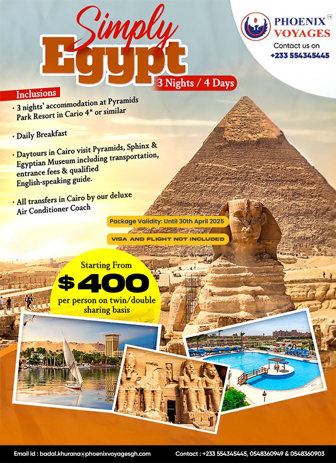 Egypt by Phoenix Voyage