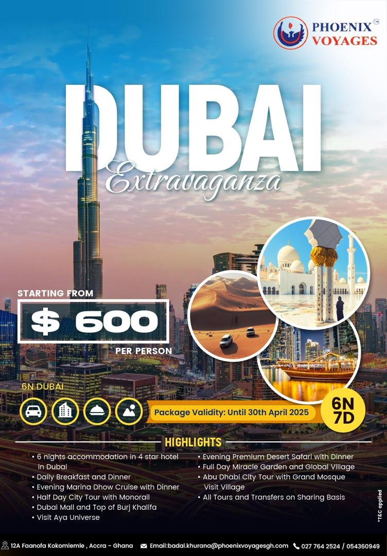 Phoenix Voyage Dubai Package