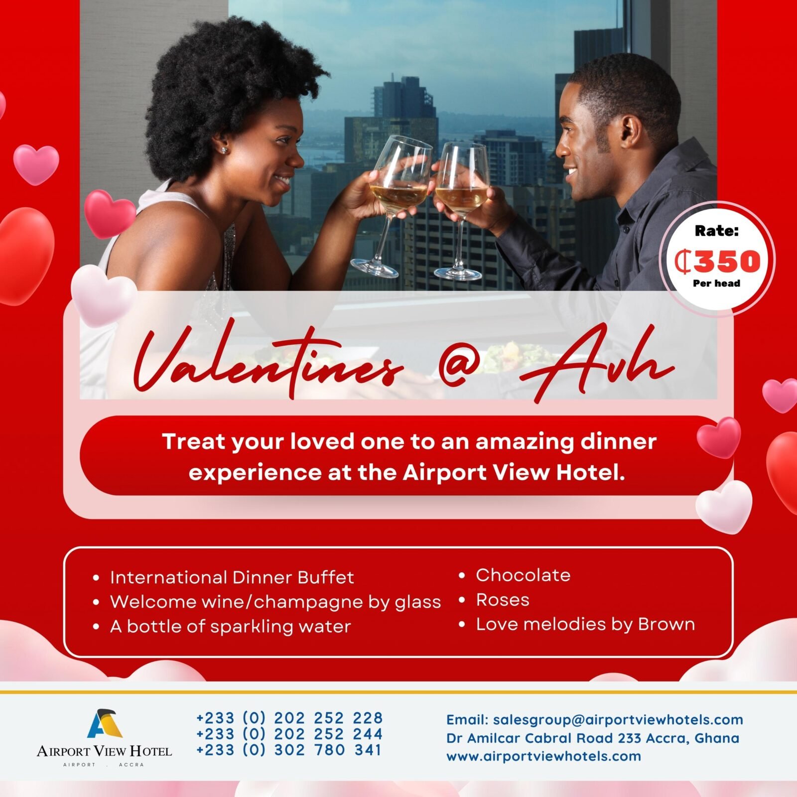 Valentine at Airport View Hotel
