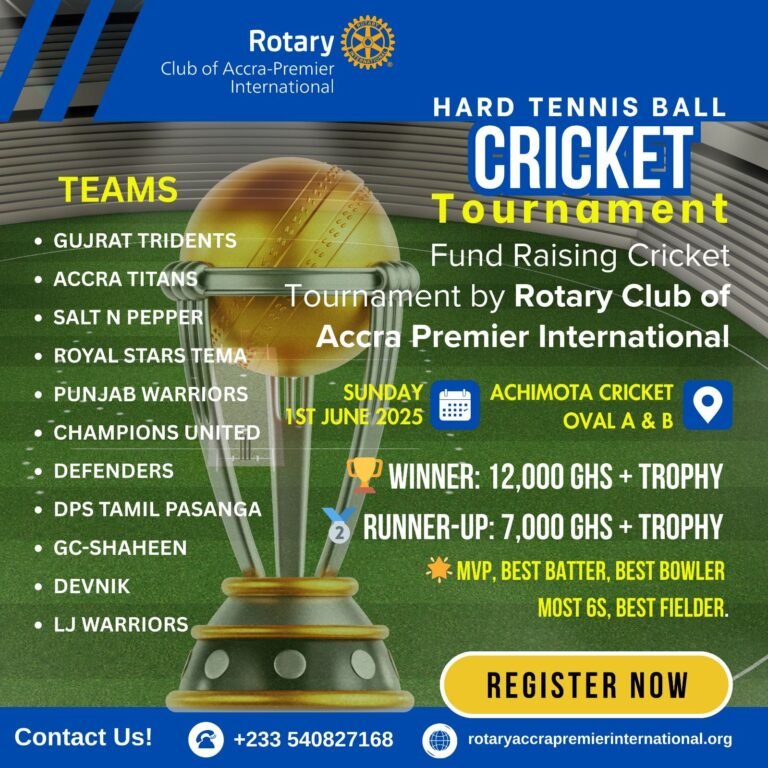 Fund Raising Cricket Tournament