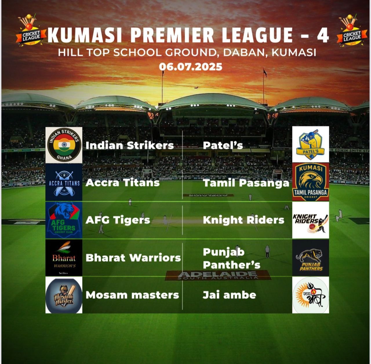 Kumasi Premiur League 4