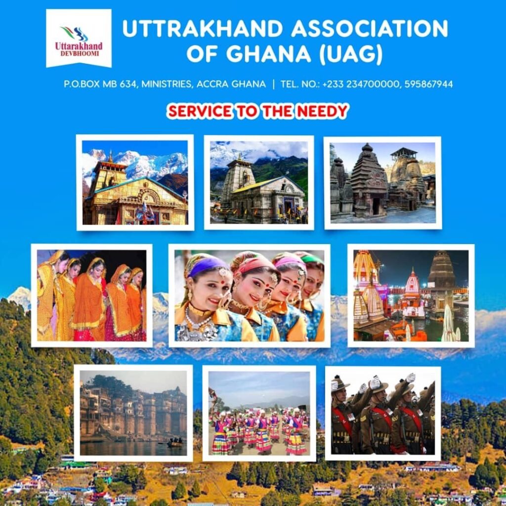 🇮🇳 Uttarakhand Association of Ghana (UAG) 176 Service to Needy Indians In Ghana