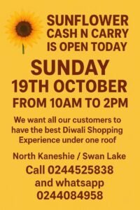 Sunflower Cash & Carry Offer