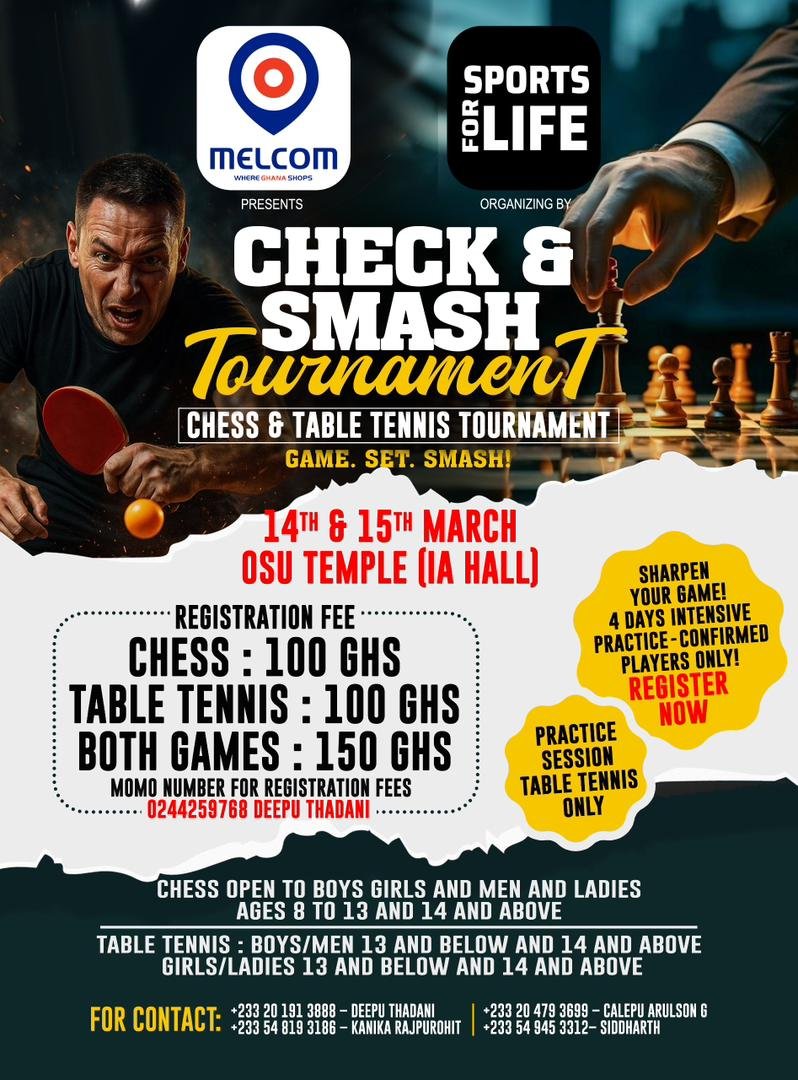 Check and Smash Tournament