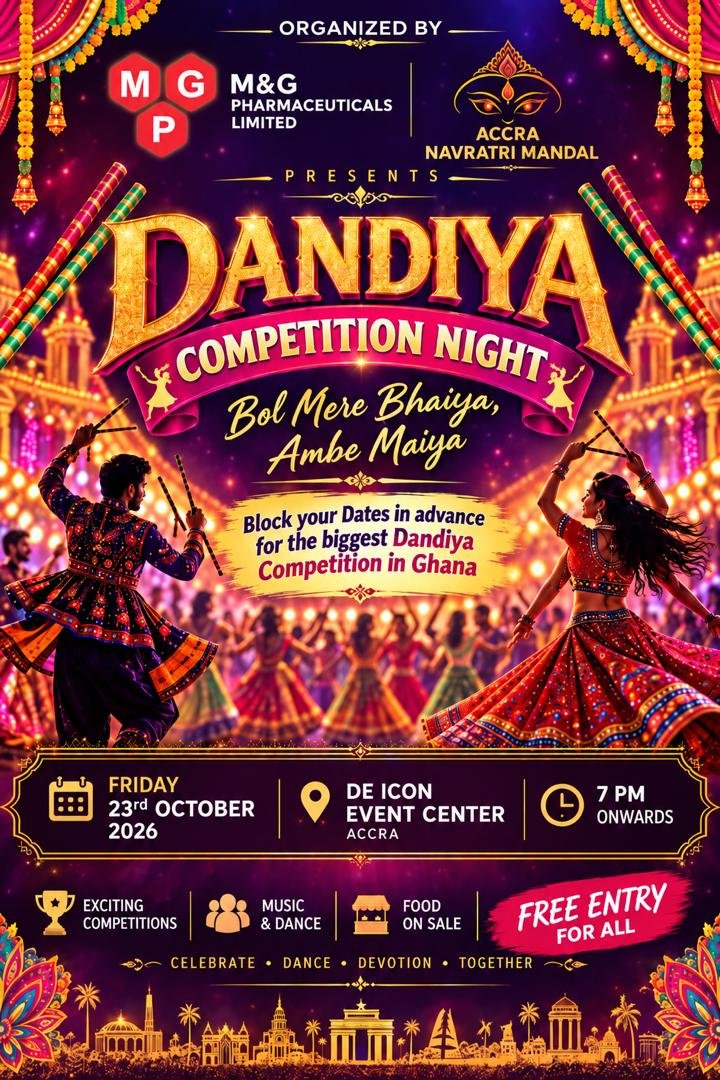 🎉 Dandiya Competition Night 2026 in Accra – A Grand Navratri Celebration 181 Dandiya Competition Night