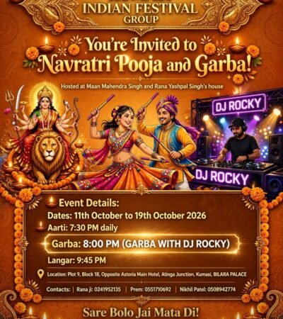 Navratri Pooja and Garba 2026