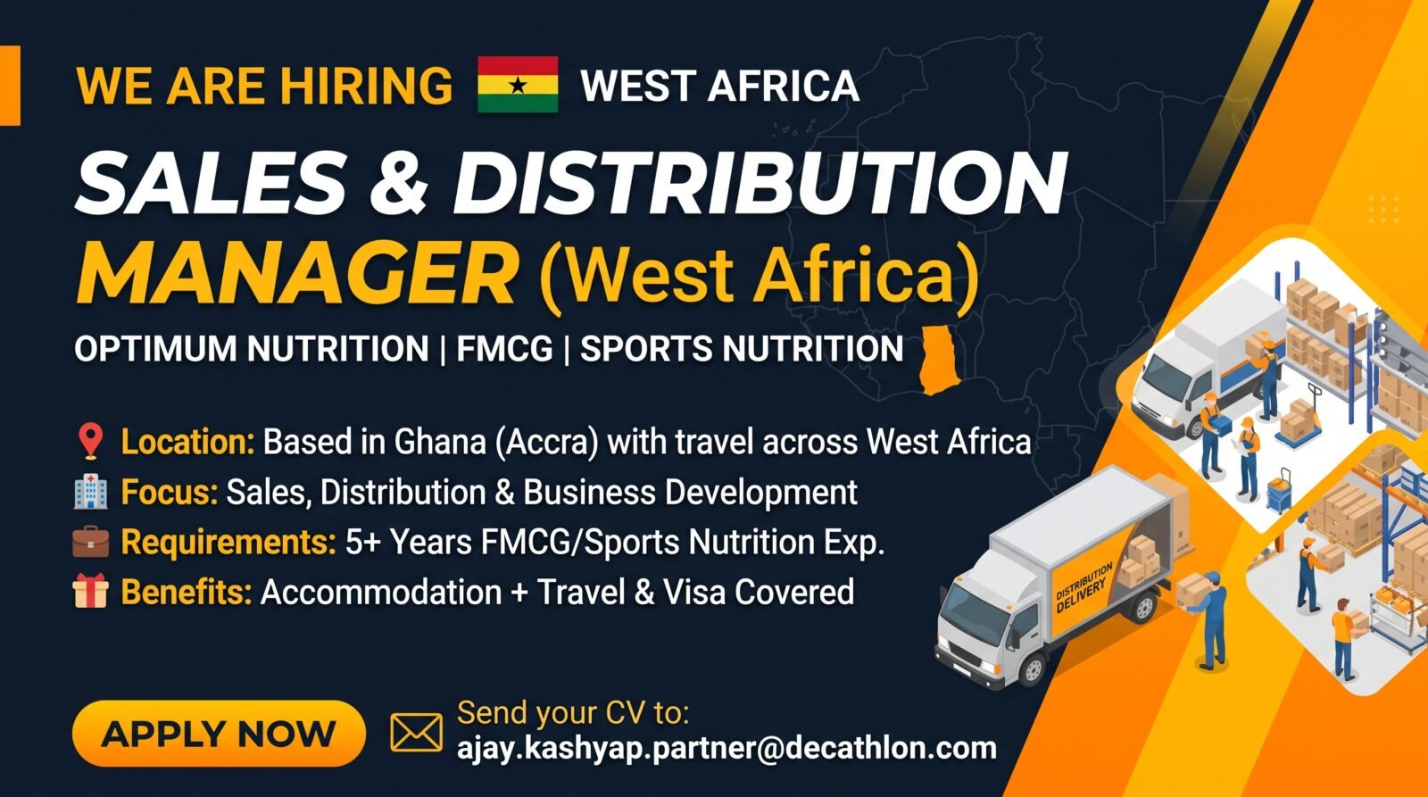 Sales & Distribution Manager (West Africa) 181 Sales & Distribution